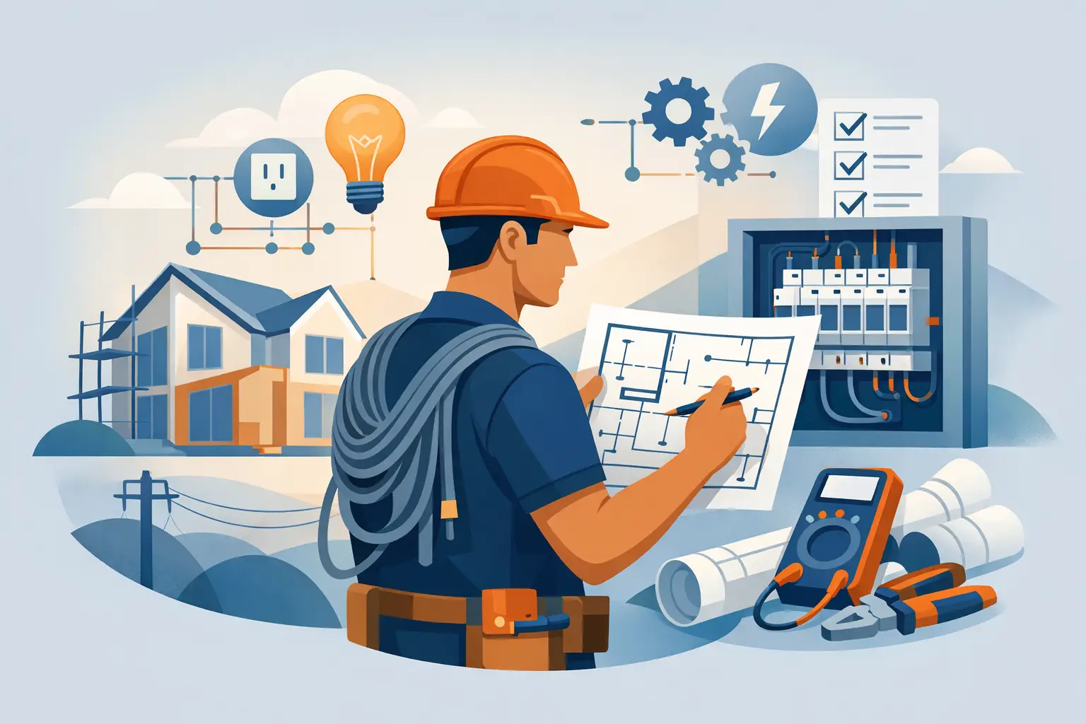 What a New Build Electrician Should Plan First